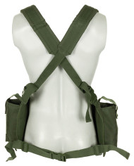 Chest Rig, 9 pockets, OD green