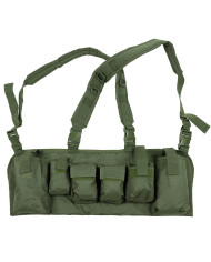 Chest Rig, 9 pockets, OD green