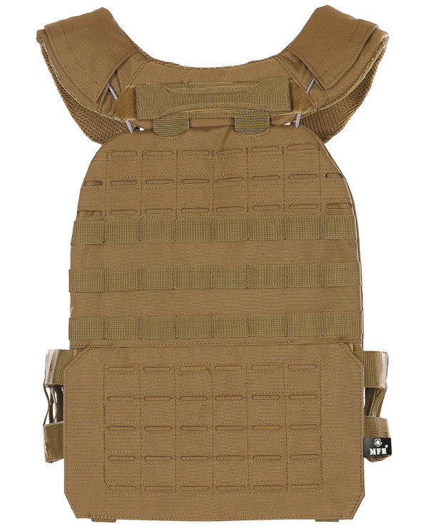 Tactical Vest, "Laser MOLLE", coyote tan