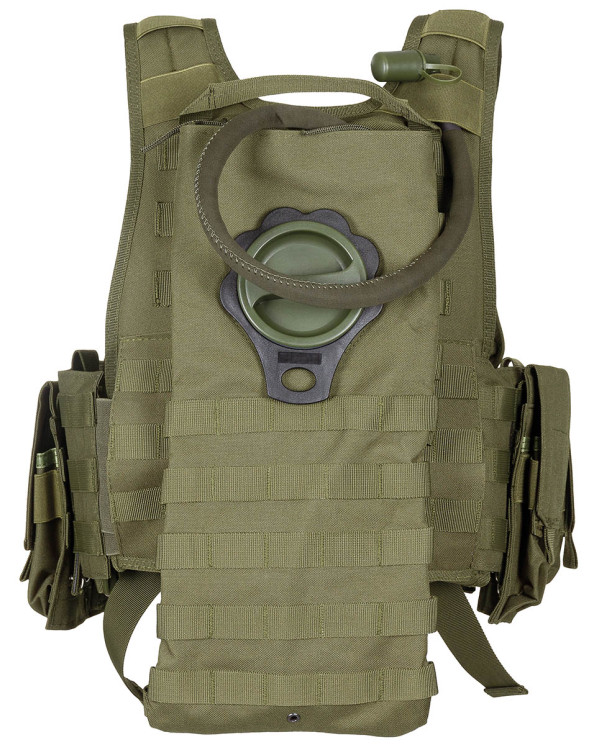 Vest, "Ranger", several pouches, OD green