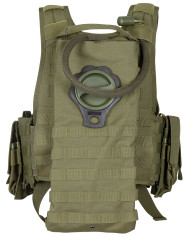 Vest, "Ranger", several pouches, OD green
