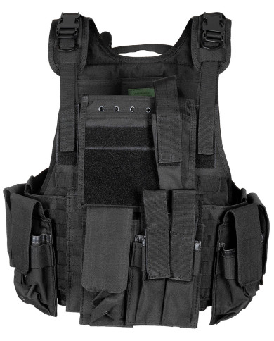 Vest, "Ranger", several pouches, black