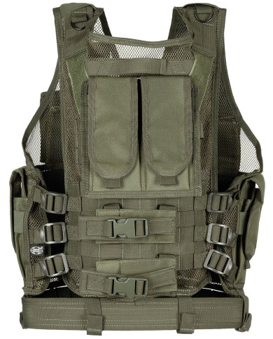 Vest, "USMC", with belt,  OD green