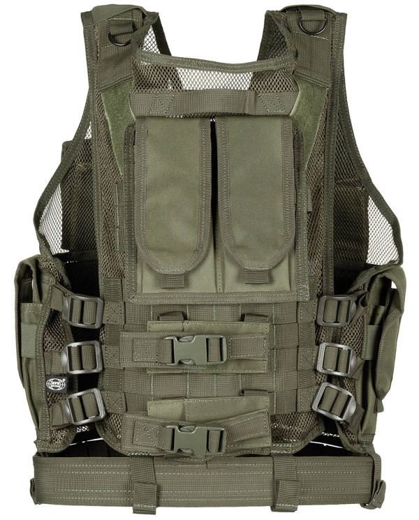 Vest, "USMC", with belt,  OD green
