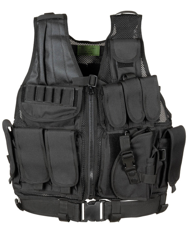 Vest, "USMC", with belt, black