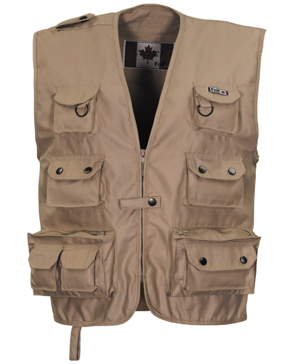 Outdoor Vest, khaki, heavy version