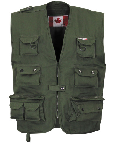 Outdoor Vest, OD green,  heavy version