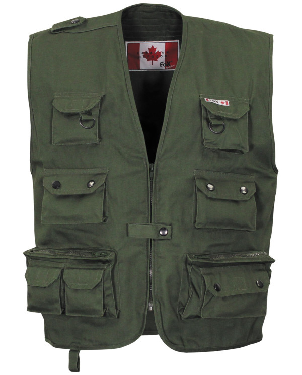 Outdoor Vest, OD green,  heavy version