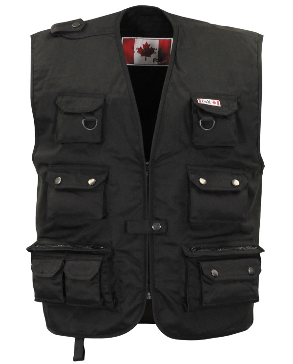 Outdoor Vest, black, heavy version