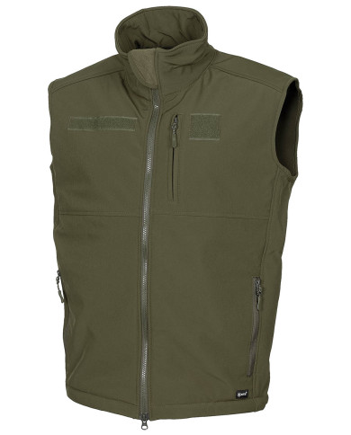 Softshell Vest, "Allround", OD green