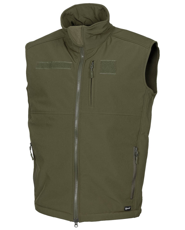 Softshell Vest, "Allround", OD green
