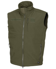 Softshell Vest, "Allround", OD green