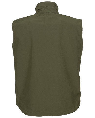 Softshell Vest, "Allround", OD green