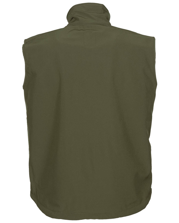 Softshell Vest, "Allround", OD green