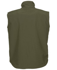Softshell Vest, "Allround", OD green