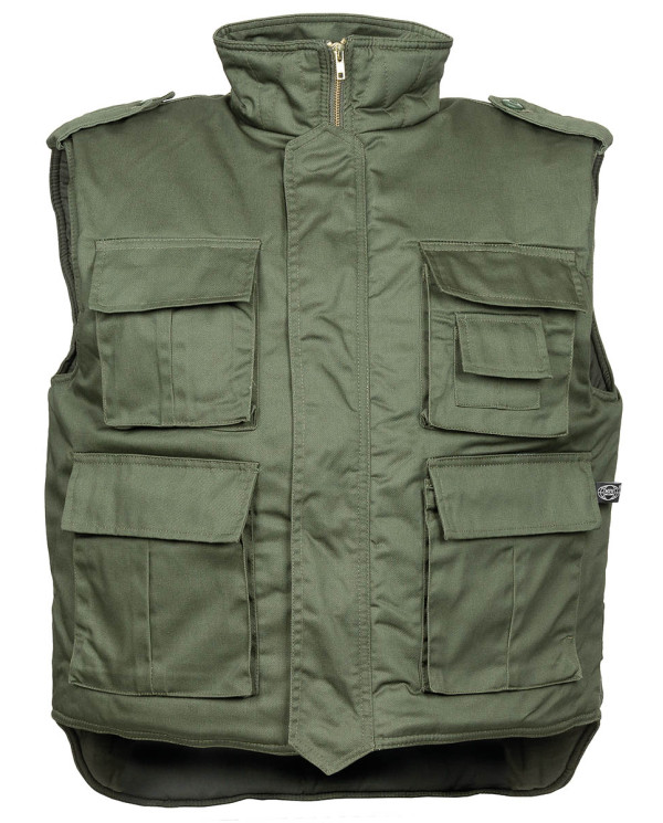 US Quilted Vest, "Ranger",  OD green