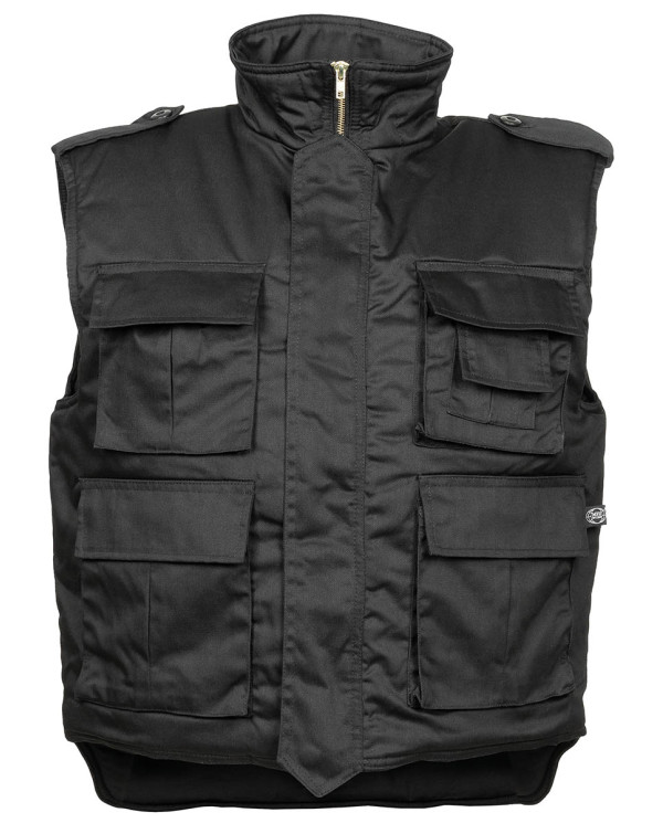 US Quilted Vest, "Ranger",  black