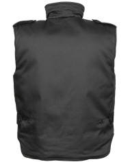 US Quilted Vest, "Ranger",  black