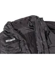 Jacket, "Security", black, waterproof, antistatic