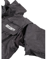 Jacket, "Security", black, waterproof, antistatic