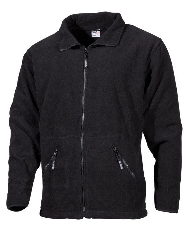 Fleece Jacket, "Arber", black