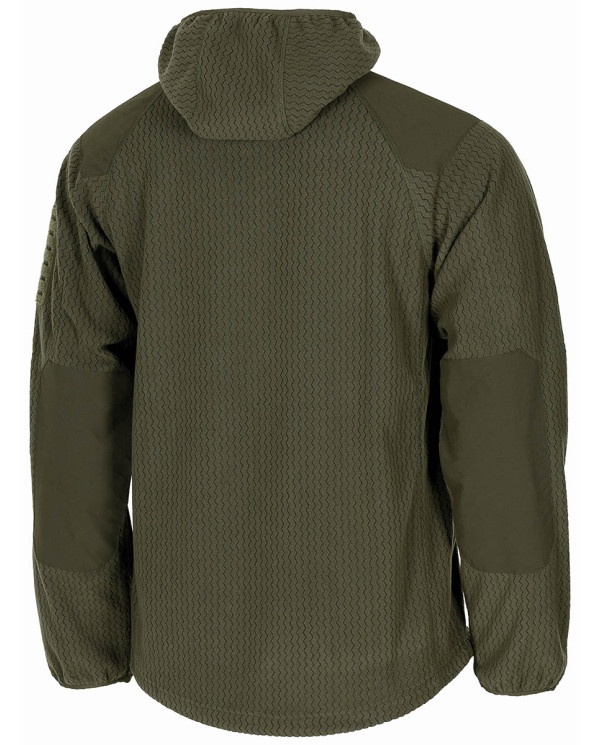Fleece Jacket, "ViperGrid", OD green