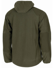 Fleece Jacket, "ViperGrid", OD green