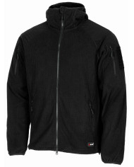 Fleece Jacket, "ViperGrid", black