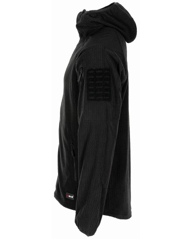 Fleece Jacket, "ViperGrid", black