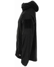 Fleece Jacket, "ViperGrid", black