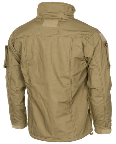 Fleece Jacket, "Combat", coyote tan