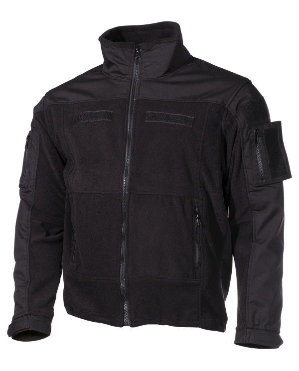 Fleece Jacket, "Combat", black