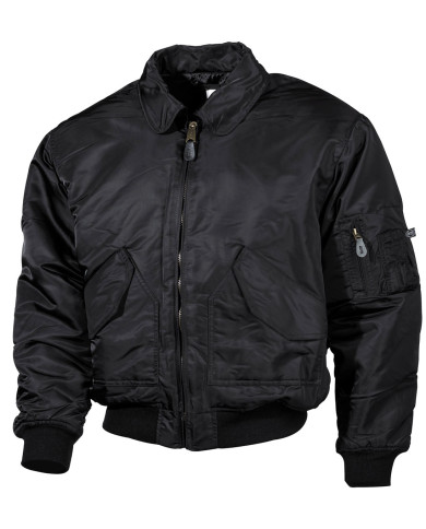 US CWU Flight Jacket, black, large sizes