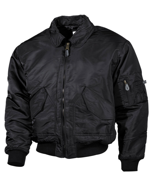 US CWU Flight Jacket, black, large sizes