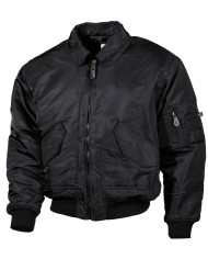 US CWU Flight Jacket, black, large sizes