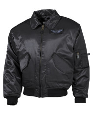 US CWU Flight Jacket, black, heavy version