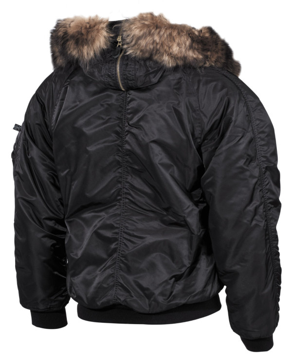 US Polar Jacket, N2B, black, thick lining