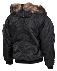 US Polar Jacket, N2B, black, thick lining