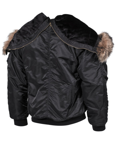 US Polar Jacket, N2B, black, thick lining
