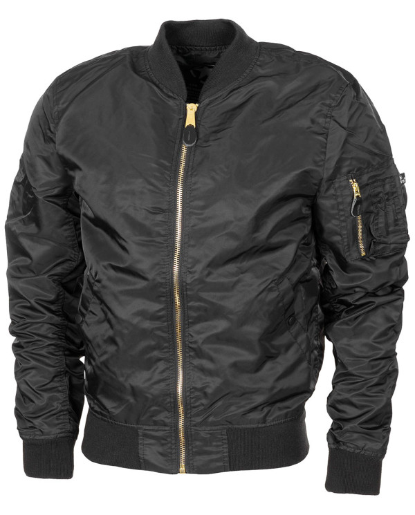 US Airforce Jacket, MA1, black