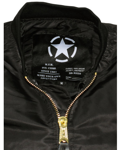 US Airforce Jacket, MA1, black