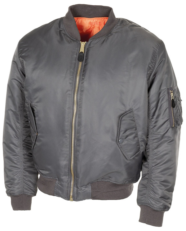 US Flight Jacket, MA1, urban grey