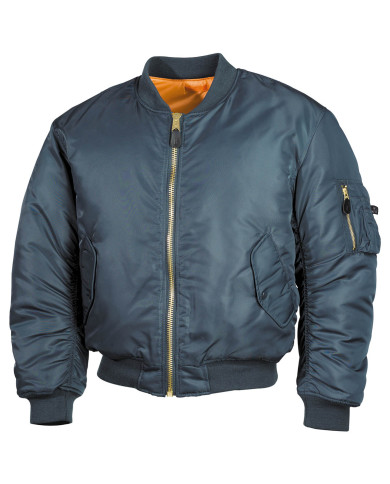 US Flight Jacket, MA1, blue