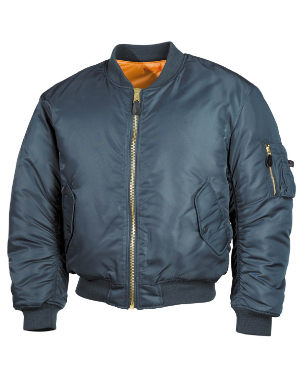 US Flight Jacket, MA1, blue