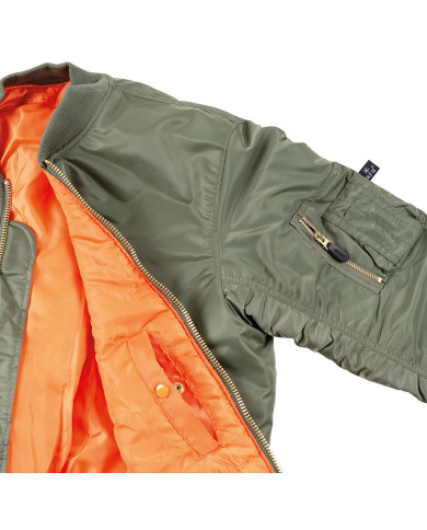US Flight Jacket, MA1, OD green