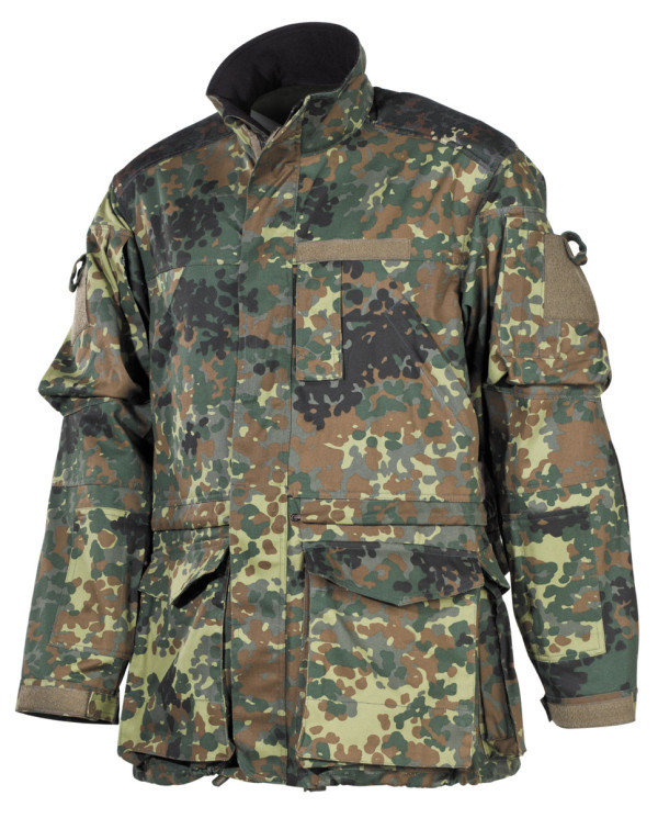 BW Combat Jacket,  Einsatz/šbung, long, flecktarn