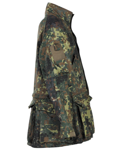 BW Combat Jacket,  Einsatz/šbung, long, flecktarn