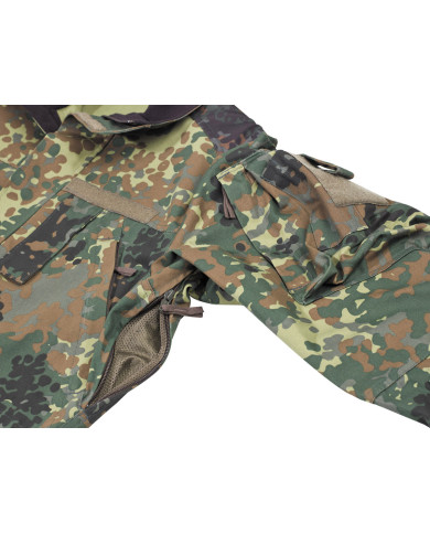 BW Combat Jacket,  Einsatz/šbung, long, flecktarn