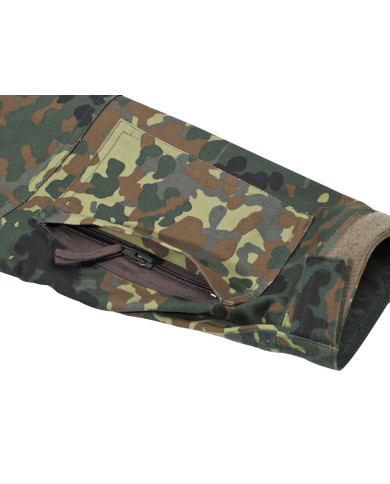 BW Combat Jacket,  Einsatz/šbung, long, flecktarn