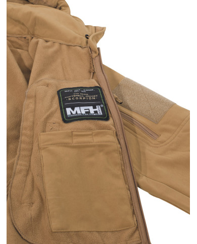 Softshell Jacket, "Scorpion", coyote tan